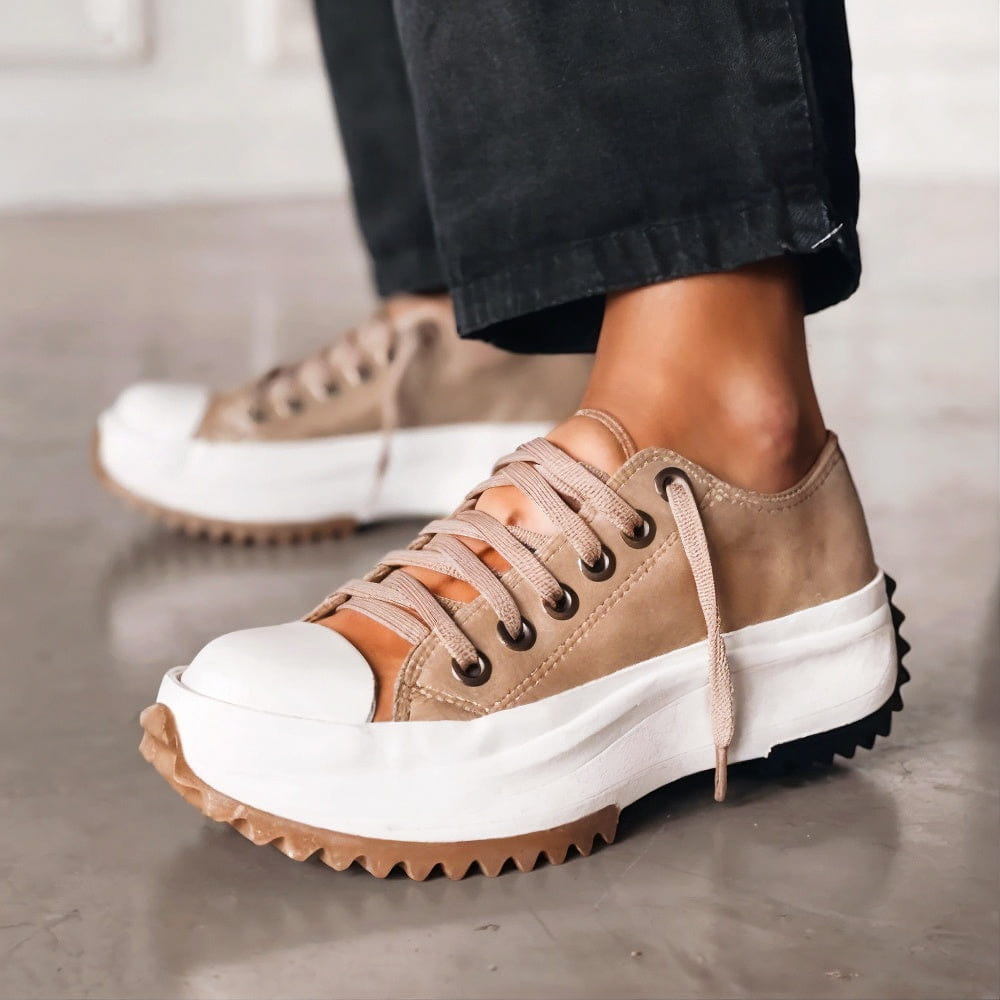 Leather | Platform Sneakers